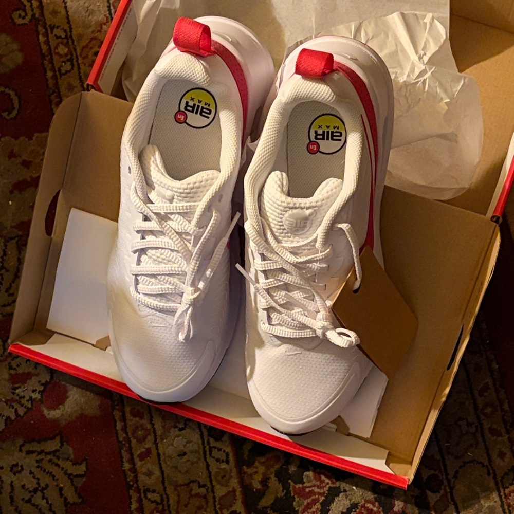 White and pink Air Max Sneakers